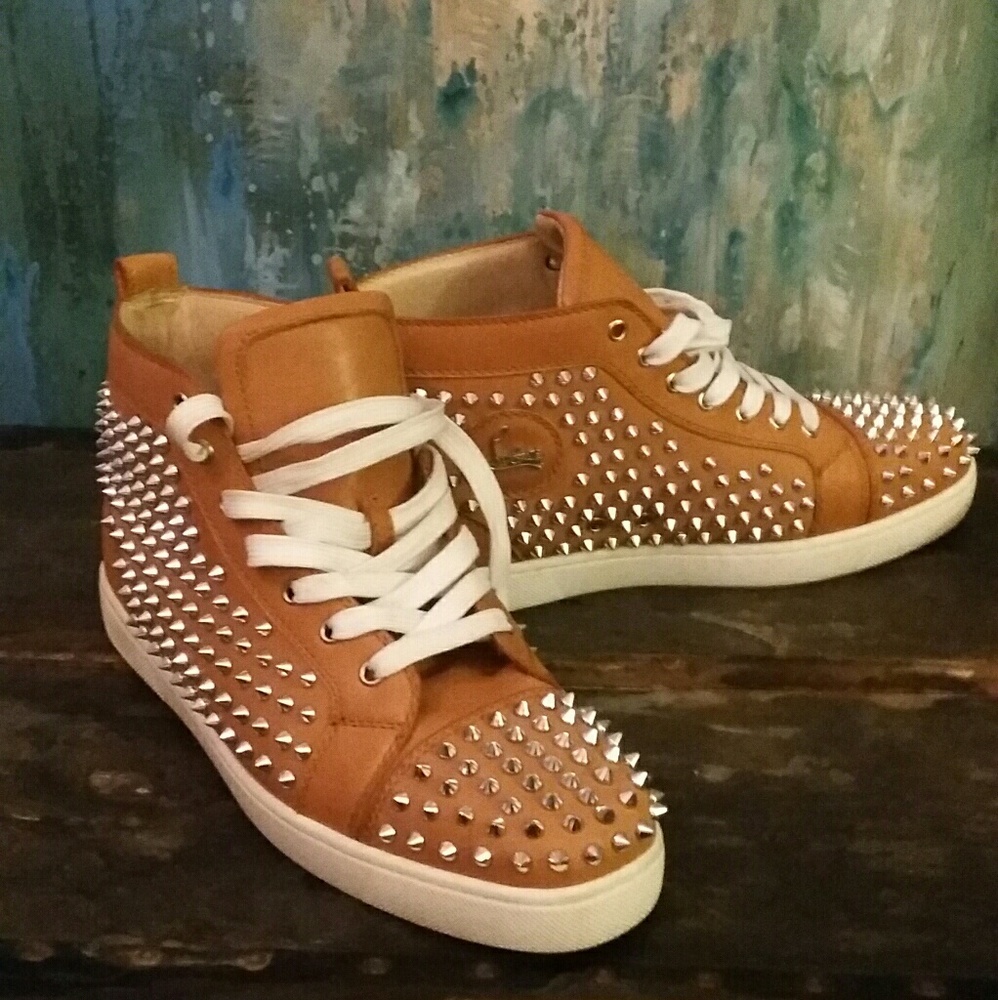 Christian Louboutin high top sneakers with blunt s